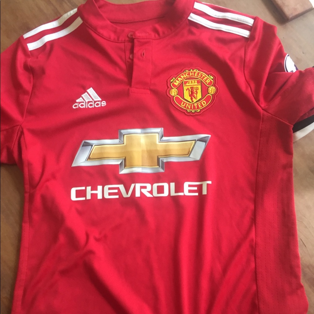 Authentic Boys Man U Jersey